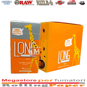 Filtri Discovery Pocket Extra Slim 5,7mm Lunghi – 10 Confezioni x 80 (Totale 800 Filtri)