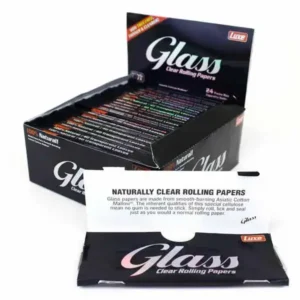 Glass Cartine Clear in Cellulosa Trasparenti – King Size, 24 Libretti