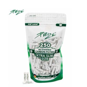 Filtri Purize Bianchi ai Carboni Attivi Extra Slim 5,9mm – Busta da 250 Filtrini Originali