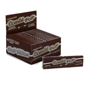 Cartine Pop Filters Combi Unbleached King Size Slim con Filtri in Carta – 24 Libretti Originali