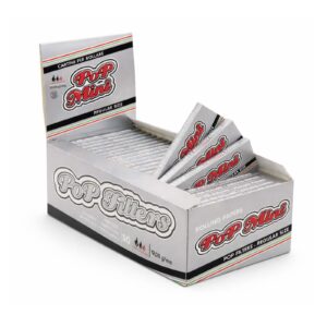 Cartine Pop Mini Argento Silver Corte Regular – 50 Libretti (Ultra Thin – Carta di Cellulosa)