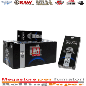 Filtri Discovery Ultra Slim 5,7mm ai Carboni Attivi – 20 Confezioni x 120 (Totale 2400 Filtri)