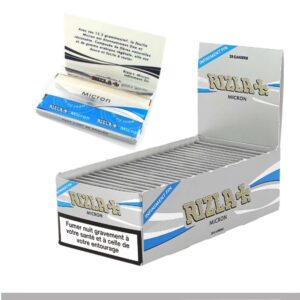 Cartine Rizla Micron Corte Doppie – Ultra Sottili 25 Libretti (100 Fogli)