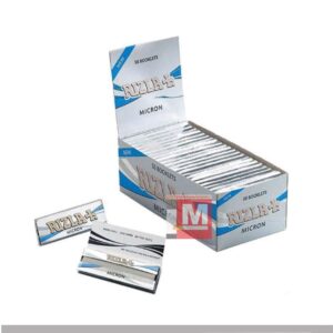Cartine Rizla Micron Corte Regular – Ultra Sottili per Sigarette 50 Libretti