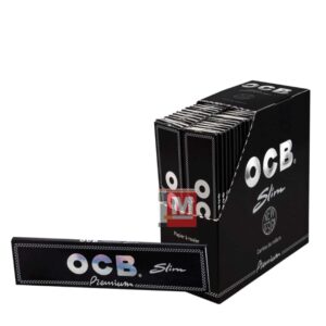 Cartine OCB Premium Nere Lunghe King Size Slim Black – 50 Libretti