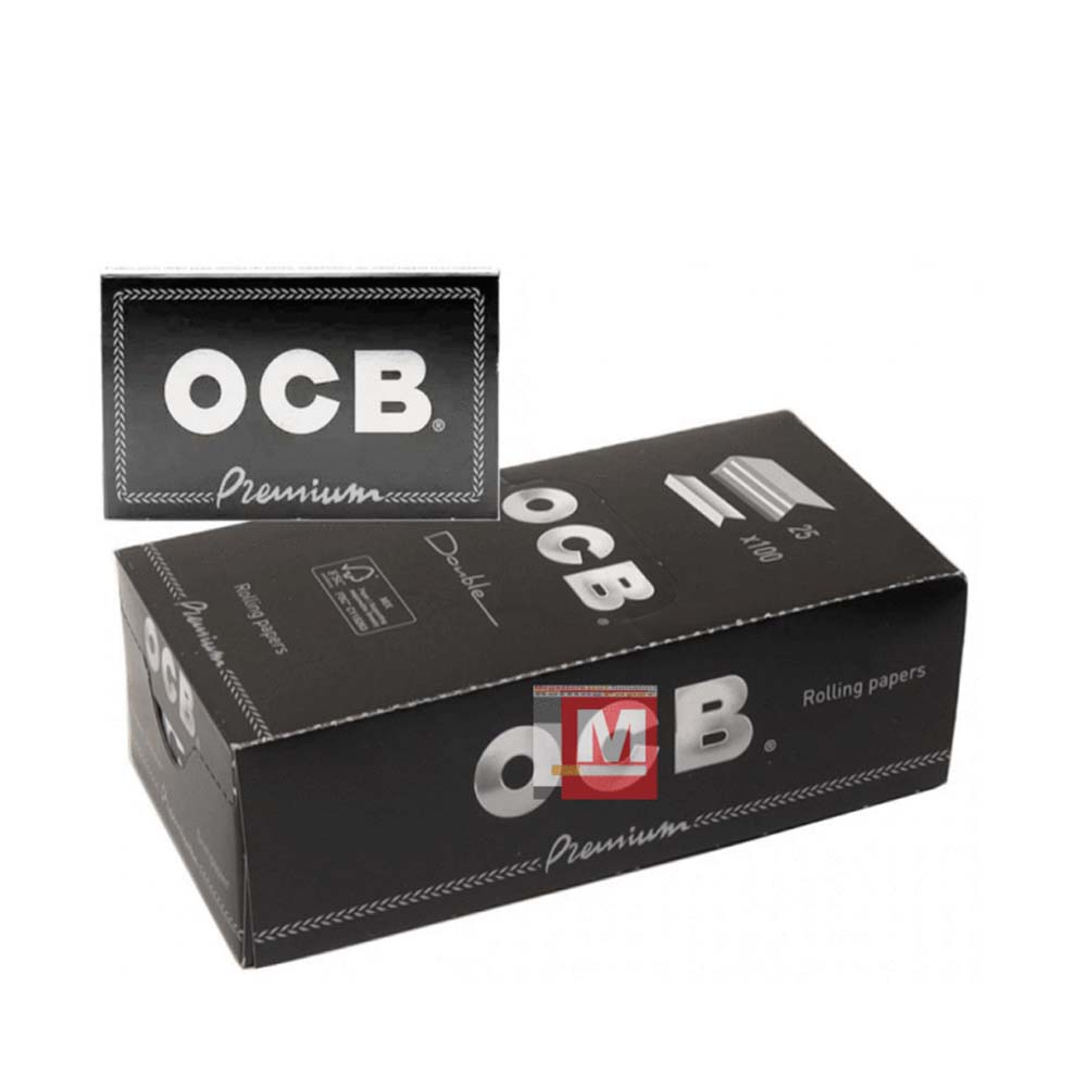 Cartine OCB Premium Black Corte Doppie – 25 Libretti