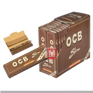 Cartine OCB Virgin Unbleached King Size Slim – con Filtri in Carta 32 Libretti