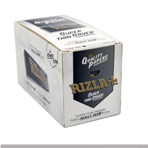 Rizla Cartine Silver Corte Regular Argento – Scatola da 100 Libretti