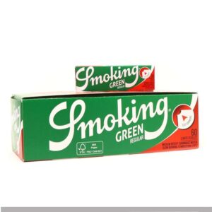 Cartine Smoking Green Corte – Verde Regular con Angoli Tagliati 50 Libretti