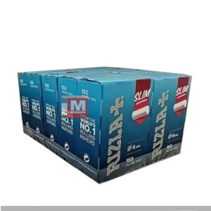 Filtri Rizla Slim 6mm – lisci Confezione da 10 Scatole da 150 Filtri Originali (Totale 1500 Filtri)