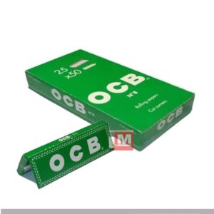Cartine OCB Verde N°8 Corte Regular – 25 Libretti