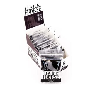 Filtri Dark Horse Slim 6mm ai Carboni Attivi – 10 Sacchetti x 120 (Totale 1200 Filtri)