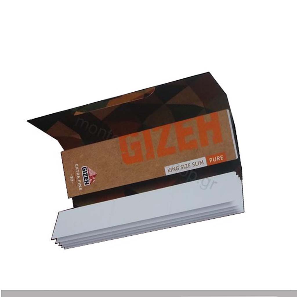 Cartine Gizeh Pure Duo Slim King Size – Con Filtri in Carta, 25 Libretti - immagine 2