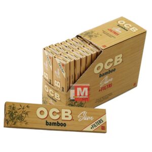 Cartine OCB Bamboo King Size Slim Lunghe + Filtri In Carta 32 Libretti