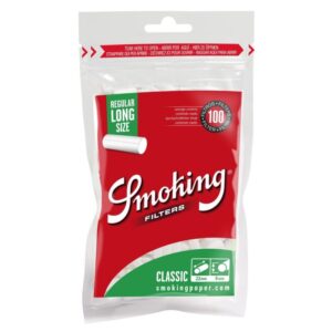 Filtri Smoking Regular Classico Normale Filtro 8mm Lungo 22mm Filtre 20 Bustine