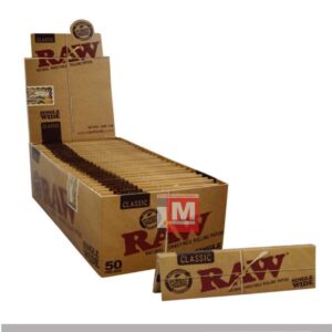 Cartine RAW Classic Corte Wide Regular Naturali 50 Libretti