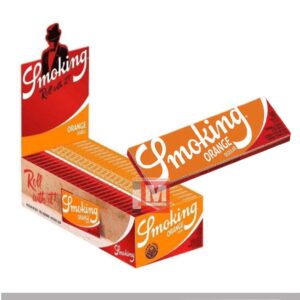 Cartine Smoking Orange Arancioni Corte Regular – Singole Classiche, Box da 50 Libretti