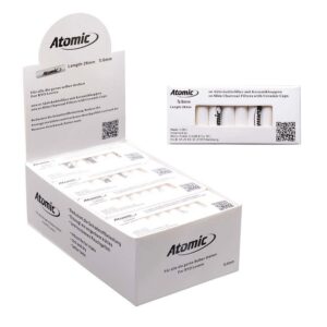 Filtri Atomic ai Carboni Attivi Slim 6mm – Confezione 20 Scatolette da 10 Filtri