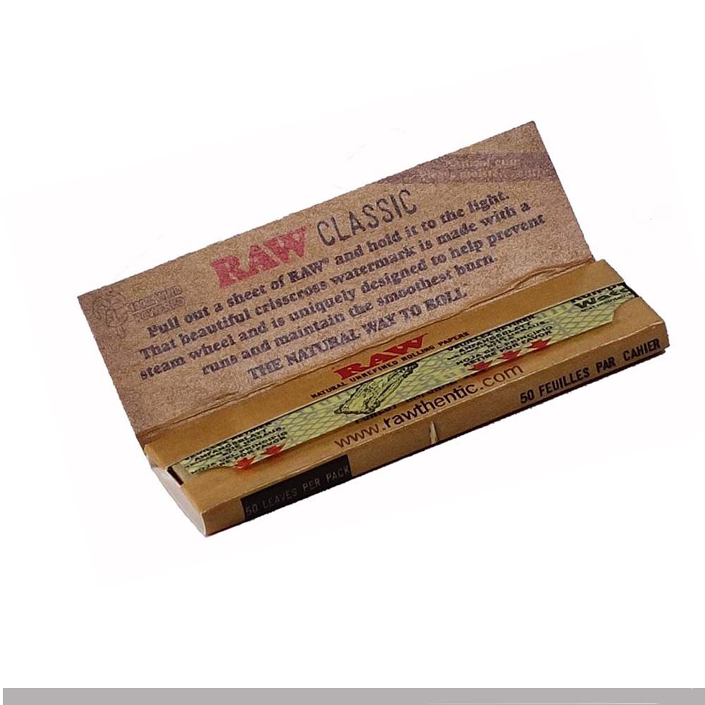 Cartine RAW Classic Corte Wide Regular Naturali 50 Libretti - immagine 2