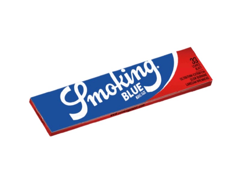 Cartine Smoking Blu King Size Slim – Lunghe Blue Classiche – 50 Libretti - immagine 2