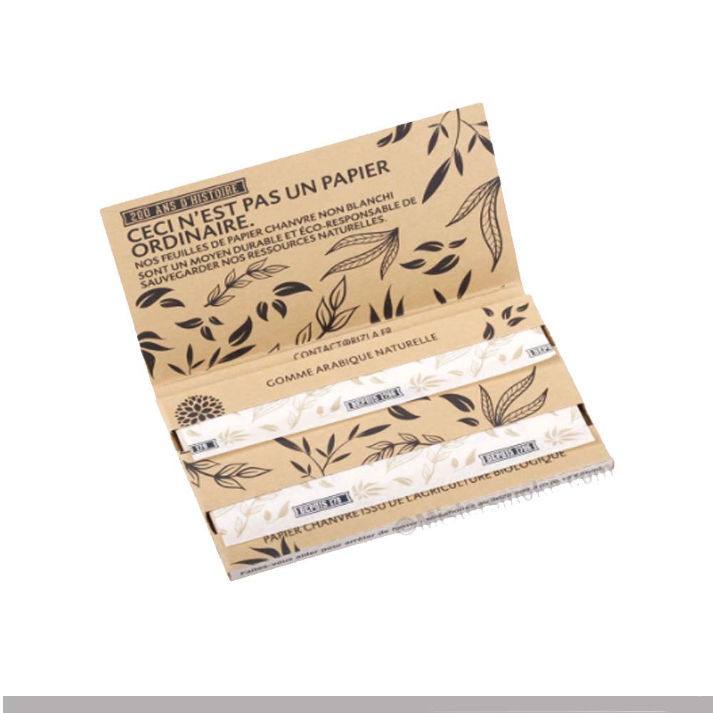 Cartine Rizla Natura Corte Doppie – 100% Canapa Biologica 25 Libretti (120 Fogli) - immagine 2