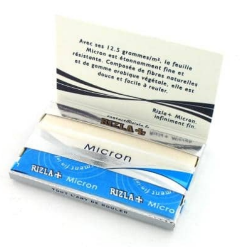 Cartine Rizla Micron Corte Doppie – Ultra Sottili 25 Libretti (100 Fogli) - immagine 2