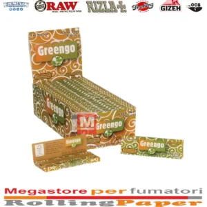 Cartine Greengo Classic Corte Extra Sottili – Non Sbiancate, 50 Libretti