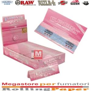 Elements Cartine Pink Medium 1¼ Rosa Corte – Edition – 25 Libretti