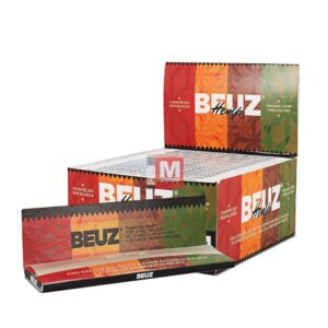Cartine Beuz Hemp King Size Slim in Canapa Non Sbiancata – 50 Libretti