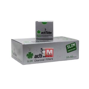 Filtri ActiTube Slim 7mm – Carboni Attivi, 10 Box x 50 Filtri