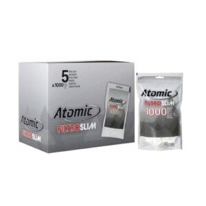 Filtri Atomic Slim 6mm – 5 Buste da 1000 Filtrini Originali (Totale 5000 Filtri)