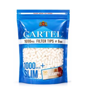 Filtri Cartel Slim 6mm Multipack – Busta da 1000 Filtrini Originali
