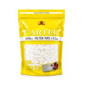 Filtri Cartel Super Slim 5,3mm x 15mm – Busta da 1000 Filtrini Originali