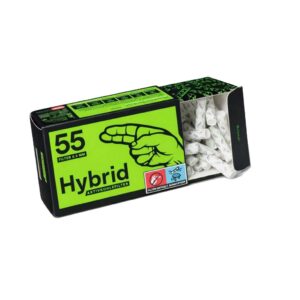 Filtri Hybrid Supreme ai Carboni Attivi 6,4mm Edizione Bianca – Scatola da 55 Filtri Originali