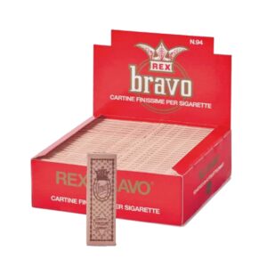 Cartine REX BRAVO Finissime Gommate Corte Singole Da 100 Libretti Originali
