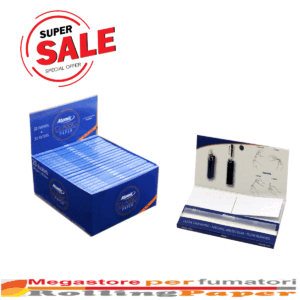 Cartine Atomic Maxi Pack Classic Lunghe King Size Slim + Filtri in Carta – 20 Libretti