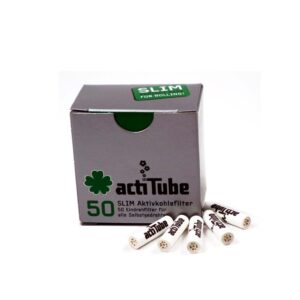 Filtri ActiTube Slim 7mm – Carboni Attivi, 1 Box x 50 Filtri