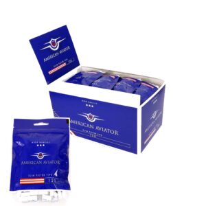 Filtri American Aviator Slim 6mm – Scatola da 34 Bustine Originali